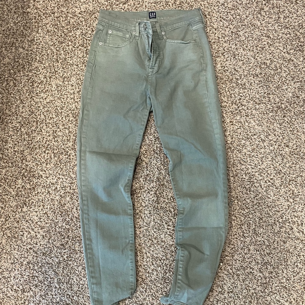 Green True Skinny Gap Jeans